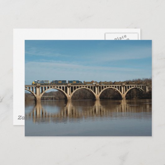 CSX bei Fredericksburg Postkarte (Vorne/Hinten)