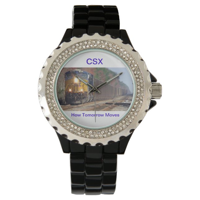CSX Coal Train Watch Armbanduhr (Vorderseite)