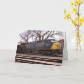 CSX Dash9 Karte (Gelbe Blume)