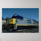 CSX GE B36-7 POSTER (Vorne)