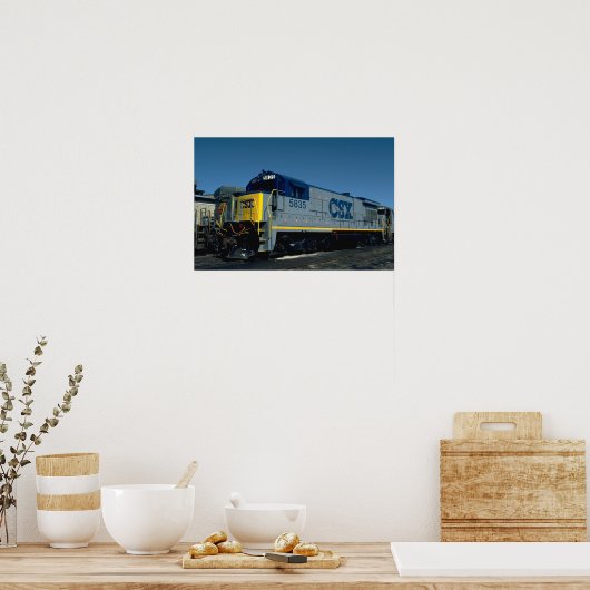 CSX GE B36-7 POSTER (Küche)