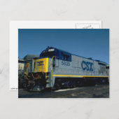 CSX GE B36-7 POSTKARTE (Vorne/Hinten)