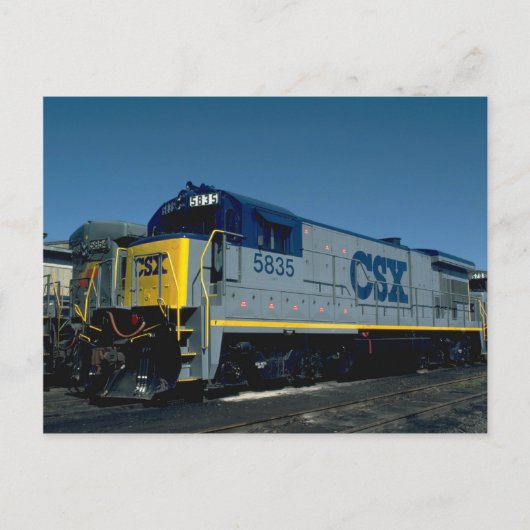 CSX GE B36-7 POSTKARTE (Vorderseite)