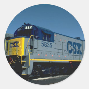 CSX GE B36-7 RUNDER AUFKLEBER