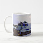 CSX Gray Blue Diesel Lokomotive Train Kaffeemaschi Kaffeetasse (Links)