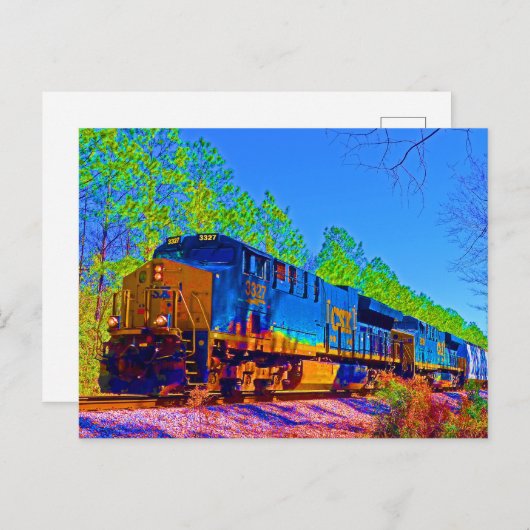 CSX in Gautier Mississippi Postkarte (Vorne/Hinten)