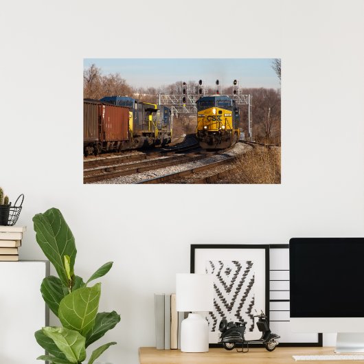 CSX Lansdowne Interlocking Poster (Heimbüro)