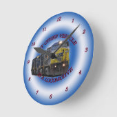 CSX meine andere Fahrzeug-Uhr Runde Wanduhr (Winkel)