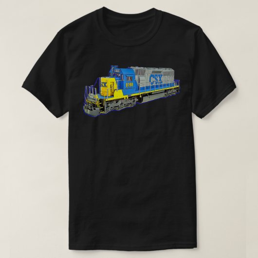 CSX-Motor für Güterverkehr T-Shirt (Design vorne)