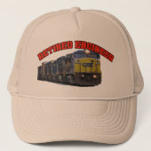 CSX zog sich Ingenieur-Hut zurück Truckerkappe (Vorderseite)
