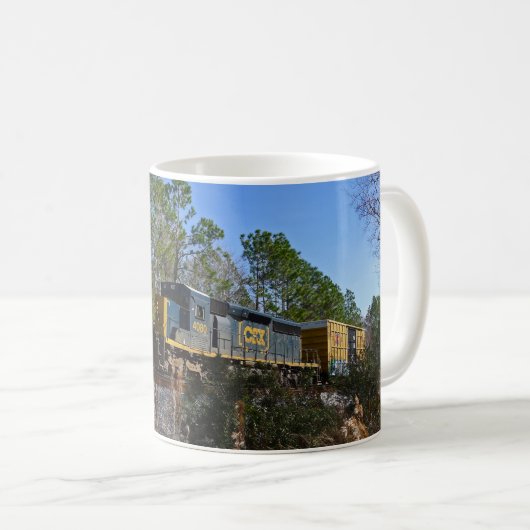 CSX-Zug in Gautier MS Kaffeetasse (VorderseiteRechts)