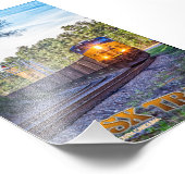 CSX-Zug in South Carolina Fotodruck (Ecke)