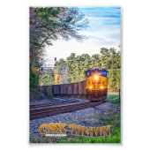 CSX-Zug in South Carolina Fotodruck (Vorne)