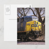CSX-Zug Postkarte (Vorne/Hinten)