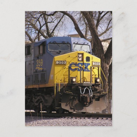 CSX-Zug Postkarte (Vorderseite)