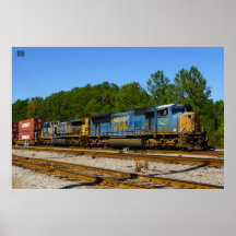 CSX-Zugplakat