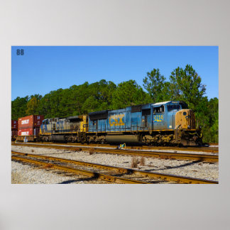CSX-Zugplakat Poster