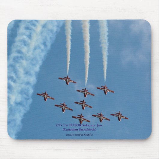 CT-114 Tutor Snowbirds Subsonic Jets Mousepad (Vorne)
