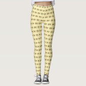 CT Connecticut Dampfkäse Burger Cheeseburger Leggings (Vorderseite)