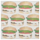 CT Connecticut Dampfkäse Burger Cheeseburger Stoff (Muster)