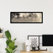 CT Foto 1909 der Universität Wesleyan Poster (Heimbüro)