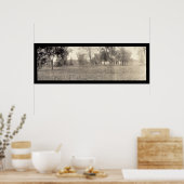 CT Foto 1909 der Universität Wesleyan Poster (Küche)