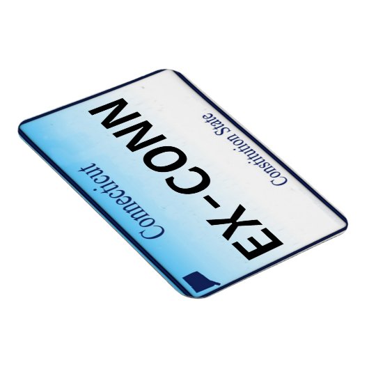 CT License Plate Magnet (Rechte Seite)
