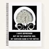 CT Scan_CTFOD_sarcasm-Spiel Notizblock (Vorderseite)