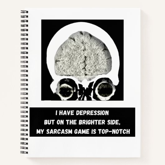 CT Scan_CTFOD_sarcasm-Spiel Notizblock (Vorderseite)