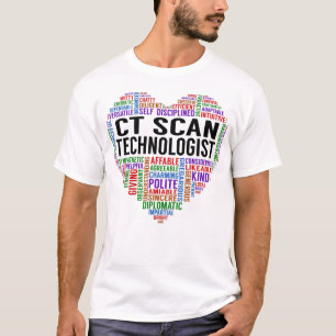 Ct Scan Technologe Herz T-Shirt