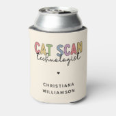 CT Tech-Geschenke für CAT-Scan-Technologie Dosenkühler (Kanne Rückseite)