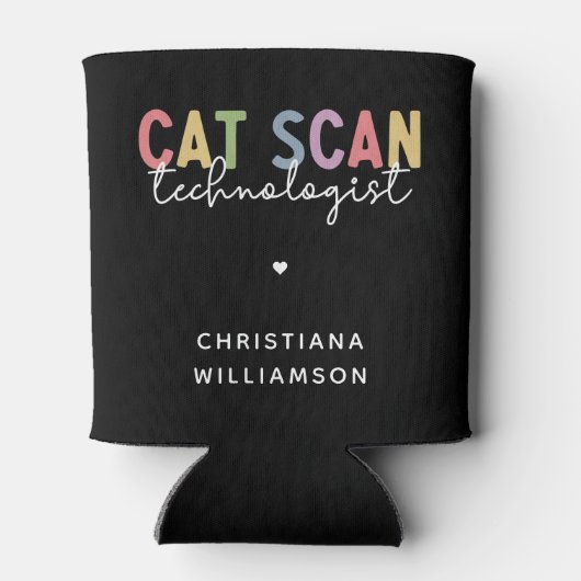 CT Tech-Geschenke für CAT-Scan-Technologie Dosenkühler (Rückseite)