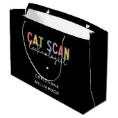 CT Tech-Geschenke für CAT-Scan-Technologie Große Geschenktüte (Rückseite Schrägansicht)