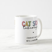 CT Tech-Geschenke für CAT-Scan-Technologie Kaffeetasse (VorderseiteRechts)