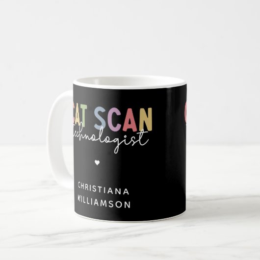 CT Tech-Geschenke für CAT-Scan-Technologie Kaffeetasse (Vorderseite Links)