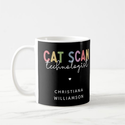 CT Tech-Geschenke für CAT-Scan-Technologie Kaffeetasse (Links)