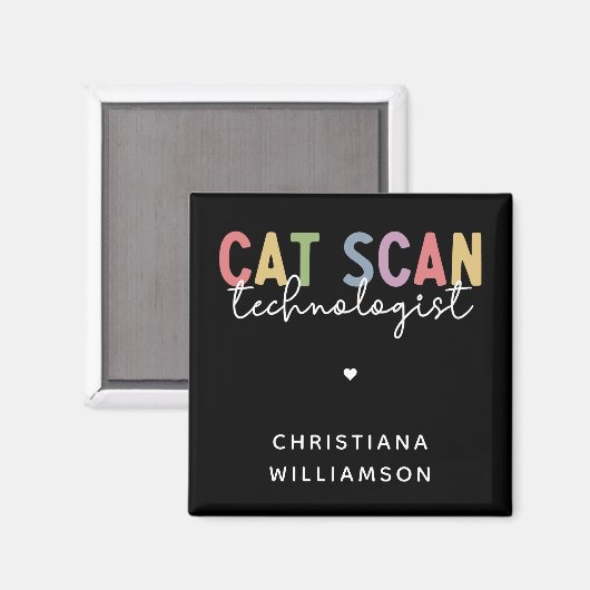 CT Tech-Geschenke für CAT-Scan-Technologie Magnet (Vorderseite/Rückseite)