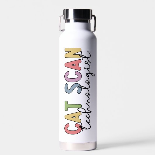 CT Tech-Geschenke für CAT-Scan-Technologie Trinkflasche (Vorne)