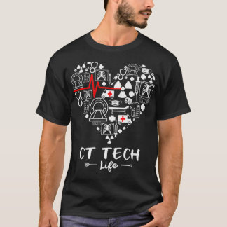 CT Tech Leben Herz Lustiger Technologe Premium T-Shirt