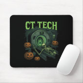 Ct Tech Skeleton Funny Halloween Mi Techniker Ra Mousepad (Mit Mouse)