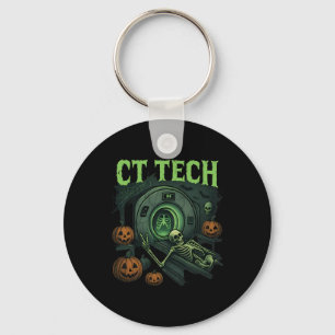 Ct Tech Skeleton Funny Halloween Mi Techniker Ra Schlüsselanhänger