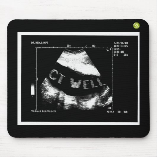 CT Well Mousepade (CT Well im Bauch) Mousepad (Vorne)