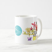 CTCInternational - Blumen Kaffeetasse (VorderseiteRechts)