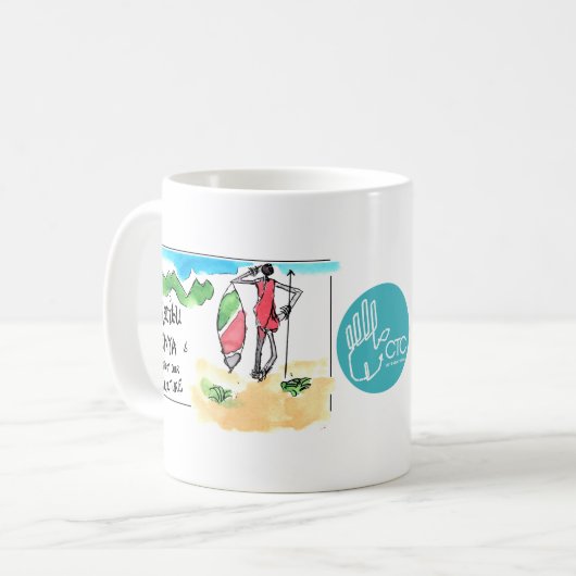 CTCInternational - genießen Sie Kaffeetasse (Vorderseite Links)