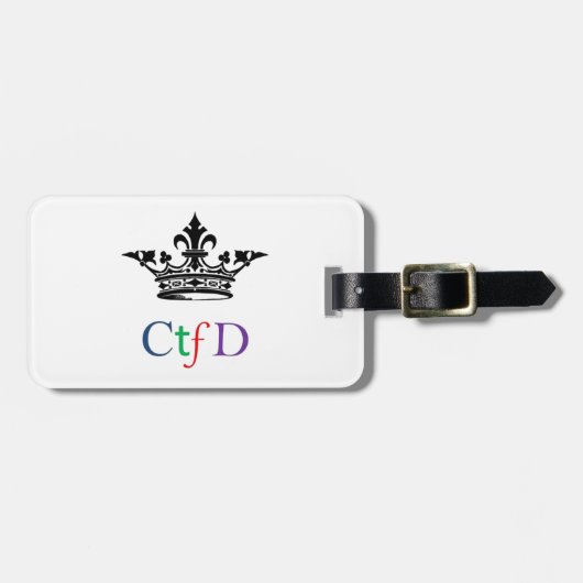 CTFD Gepäckanhänger (Vorderseite horizontal)