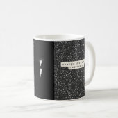 CTFOD_BWGlitter_semicolon Kaffeetasse (VorderseiteRechts)