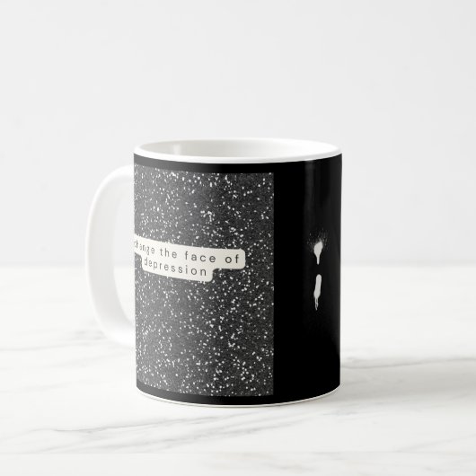 CTFOD_BWGlitter_semicolon Kaffeetasse (Vorderseite Links)