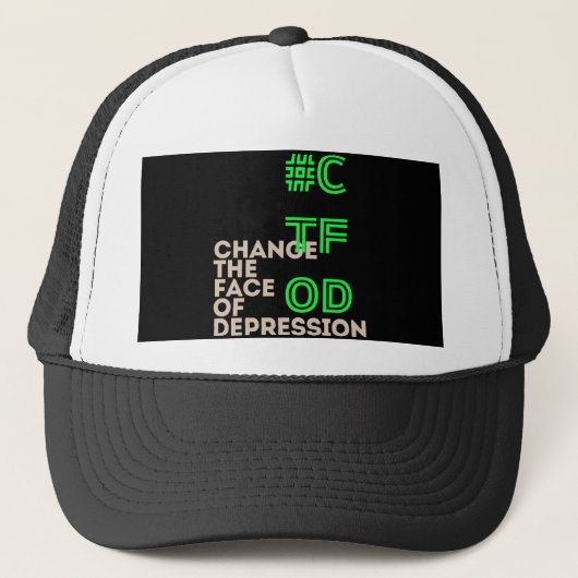 CTFOD_Change the face of Depression Truckerkappe (Vorderseite)