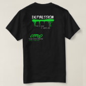 CTFOD Graffiti Splash T-Shirt - Black Unisex (Design Rückseite)