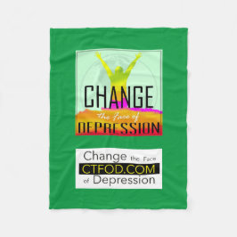 CTFOD-Logo und -Banner Fleecedecke